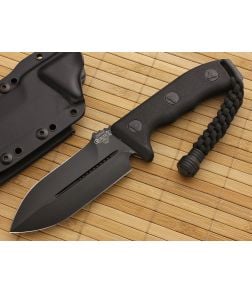 Microtech Crosshair Black Fixed Double Edge - MT-101-1BL 1