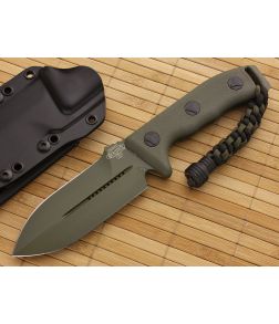 Microtech Crosshair Green Fixed Double Edge - MT-101-1GR 1