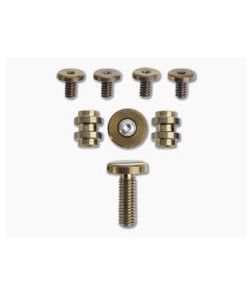 Hinderer Knives Complete Hardware Kit for Half Track Stonewashed Bronze 1014 - HK-1014 1