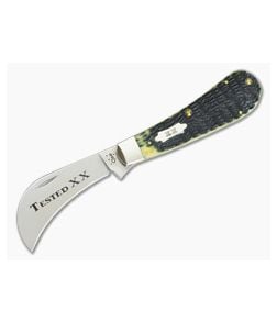 Case Hawkbill Pruner Olive Green Jigged Bone - CA-10267 1