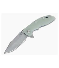 Hinderer XM-18 3.5" Working Finish 20CV Harpoon Spanto Jade G10 Battle Blue Tri-Way Flipper 1028 - HK-1028 1