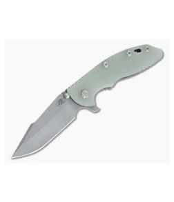 Hinderer XM-18 3.5" Working Finish 20CV Harpoon Spanto Jade G10 Battle Bronze Tri-Way Flipper 1030 - HK-1030 1