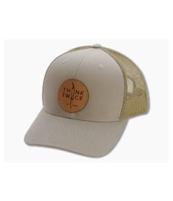 Chris Reeve Knives CRK Favorite Trucker Hat Khaki Snap Back Hat - CRK-1088 1