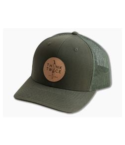 Chris Reeve Knives CRK Favorite Trucker Hat Dark Loden Snap Back Hat - CRK-1086 1