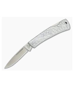 Case Executive Lockback Hand Worked Metal - CA-10398 1