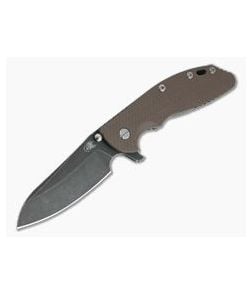 Hinderer XM-24 Sheepsfoot Battle Black DLC 20CV FDE G10 Tri-Way Pivot Flipper - HK-1048 1