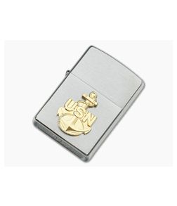 Zippo Windproof Lighter USN Anchor Emblem - ZI-280ANC 1