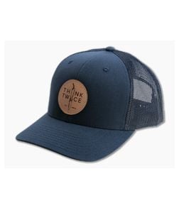 Chris Reeve Knives CRK Favorite Trucker Hat Navy Blue Snap Back Hat - CRK-1085 1