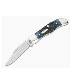 Case Pocket Hunter Blue Denim Peach Seed Jig Bone 10881 - CA-10881 1
