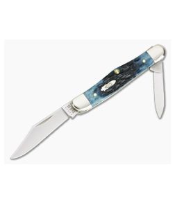 Case Half Whittler Blue Denim Peach Seed Jig Bone 10885 - CA-10885 1
