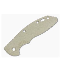 Hinderer Knives XM-18 3.5" Handle Scale Smooth Natural Canvas Micarta - HK-1092 1