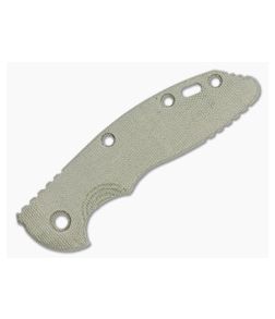 Hinderer Knives XM-18 3.5" Handle Scale Smooth Green Canvas Micarta - HK-1093 1
