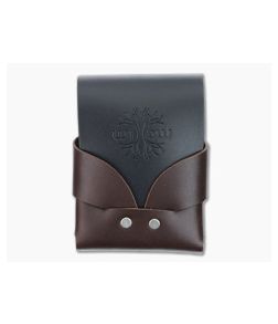 Willow Craft Goods Swaddle Leather Wallet Dark Mahogany And Black Colorway WCG-010 - WCG-010 1