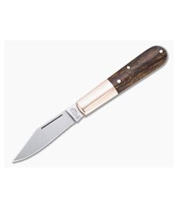 Boker Solingen Barlow Copper Integral Polished N690 Desert Ironwood Slip Joint 110045 - BO-110045 1