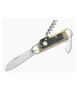 Boker Solingen Wine Knife Single Blade Barrel Wood Slip Joint Folder 110185 - BO-110185 1