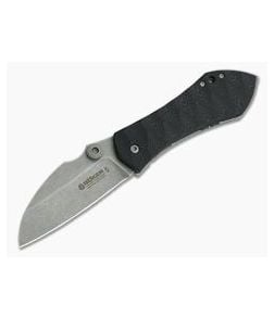 Boker Knives Anso 67 Black G10 Stonewashed N690 110620 - BO-110620 1