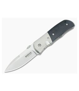 Boker SD 2 Liner Lock Folder Black Micarta Titanium 110656 - BO-110656 1