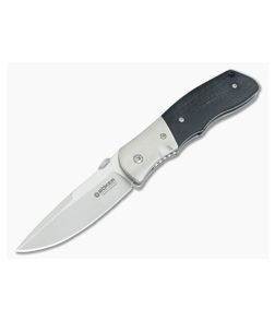 Boker SD 3 Liner Lock Folder Black Micarta Titanium 110657 - BO-110657 1