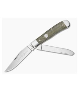 Boker Treebrand Trapper Green Canvas Micarta - BO-110888 1