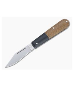 Boker Solingen Barlow Integral Satin N690 Jute Micarta Slip Joint 110943 - BO-110943 1