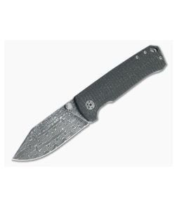 Boker Solingen Tiger Tank Damascus Jute Micarta Frame Lock Folder 111103DAM - BO-111103DAM 1