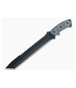 TOPS Steel Eagle 111A Tanto Black Linen Micarta - TP-111A 1