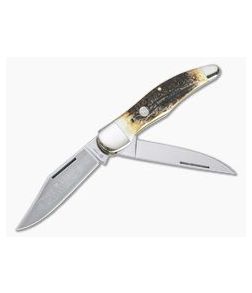 Boker Solingen Folding Hunter Stag Slip Joint Folder 112020HH - BO-112020HH 1