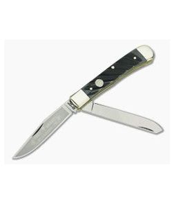 Boker Solingen Trapper Classic Gray Washboard Bone 112525WBG - BO-112525WBG 1