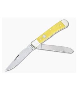 Boker Solingen Trapper Yellow Bone Slip Joint Folder 112525YB - BO-112525YB 1