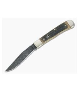 Boker Solingen Trapper Castle Burg Limited Ancient Oak Acid Washed O1 Slip Joint 113004 - BO-113004 1