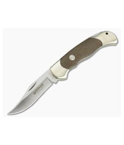 Boker Optima Green Canvas Micarta Lock Blade 113005 - BO-113005 1