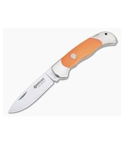 Boker Solingen Optima Night Hunter Orange Glow Back Lock Folder 113027 - BO-113027 1