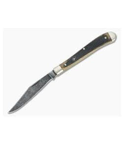 Boker Solingen Delicate Castle Burg Limited Ancient Oak Acid Washed O1 Slip Joint 113316 - BO-113316 1