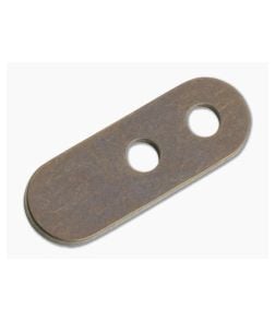 Hinderer Pocket Clip 2 Hole Filler Tab Titanium Stonewashed Bronze - HK-1140 1
