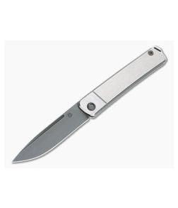 Medford Gentleman Jack PVD S35VN Brushed Bolster Tumbled Titanium Slip Joint MKT114 - MKT-MKT114 1