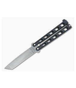 Bear and Son Cutlery 4" Tanto Butterfly Knife 114AB - BS-114AB 1