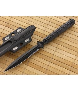 Microtech ADO Dagger Black Serrated - MT-115-2 1