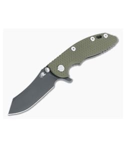 Hinderer XM-18 3" Skinner Battle Black 20CV OD Green G10 Tri-Way Pivot Flipper 1163 - HK-1163 1