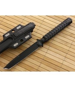Microtech ADO Tanto Black Plain - MT-117-1 1