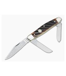 Boker Solingen Stockman Washboard Bone Slip Joint Folder 117474WBB - BO-117474WBB 1