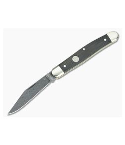 Boker Solingen Stockman Classic Damascus Bog Oak 117477DAM - BO-117477DAM 1