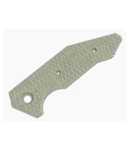 Hinderer Knives Halftrack Handle Scale Textured OD Green Micarta 1176 - HK-1176 1