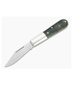 Boker Solingen Barlow Clip Point 440C Green Curly Birch Slip Joint 118941 - BO-118941 1