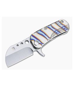 Medford Knives Chunky Monkey Tumbled S35VN Faced Flamed Titanium Frame Lock Flipper - MKT-118 1