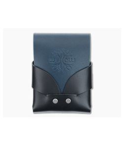 Willow Craft Goods Swaddle Leather Wallet Black And Ocean Blue Colorway WCG-011 - WCG-011 1