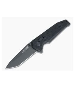 SOG Vision XR Tanto Blackout Plain XHP Black G10 XR Lock Flipper 12-57-01-57 - SOG-12-57-01-57 1