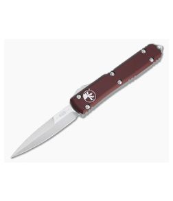 Microtech Ultratech Bayonet Satin M390 Merlot OTF Automatic Knife 120-4MR - MT-120-4MR 1