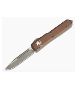 Microtech Ultratech S/E Bronzed Apocalyptic M390 Drop Point Tan OTF Automatic Knife 121-13APTA - MT-121-13APTA 1