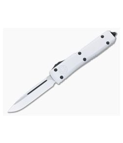 Microtech Ultratech Signature Series OTF Stormtrooper White Aluminum Handle White Drop Point Blade 121-1STD - MT-121-1STD 1