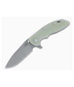 Hinderer Knives XM-18 3.5" Slicer Working Finish 20CV Translucent G10 Tri-Way Flipper 1218 - HK-1218 1